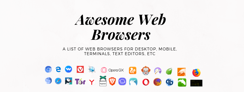 Awesome Web Browsers Cover Image