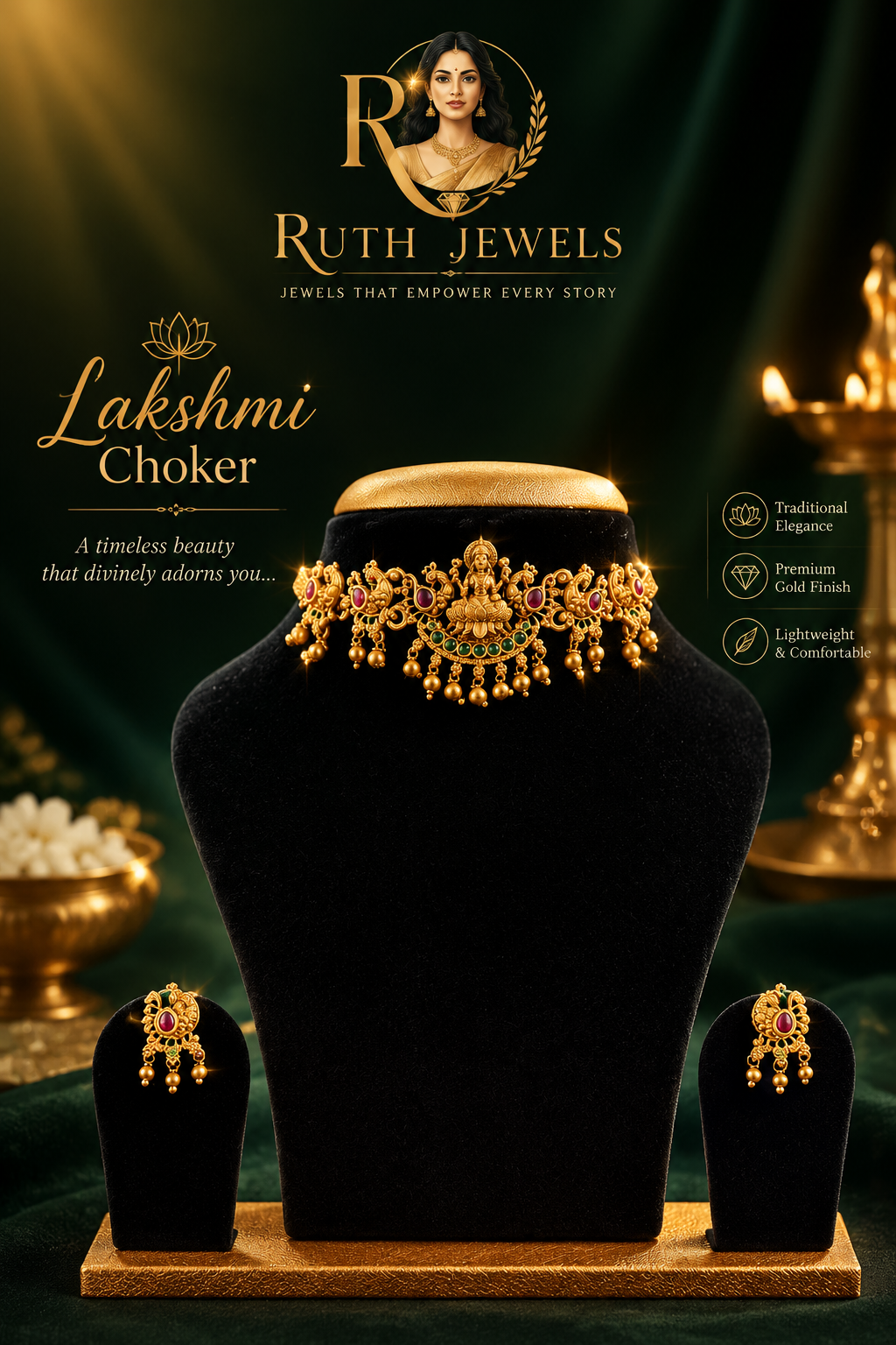 Ruth Jewels statement choker
