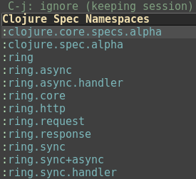 Spec namespaces
