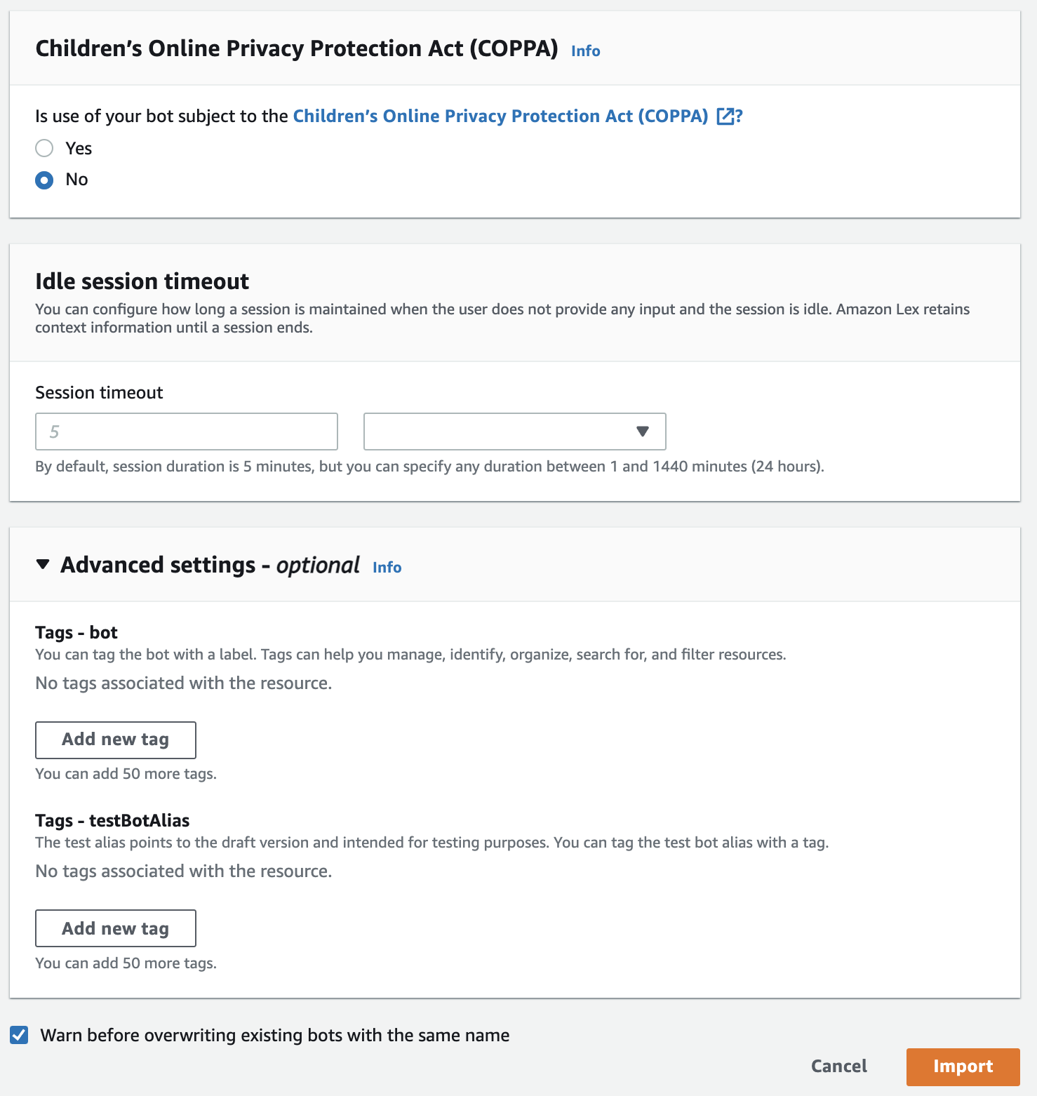 import chatbot package