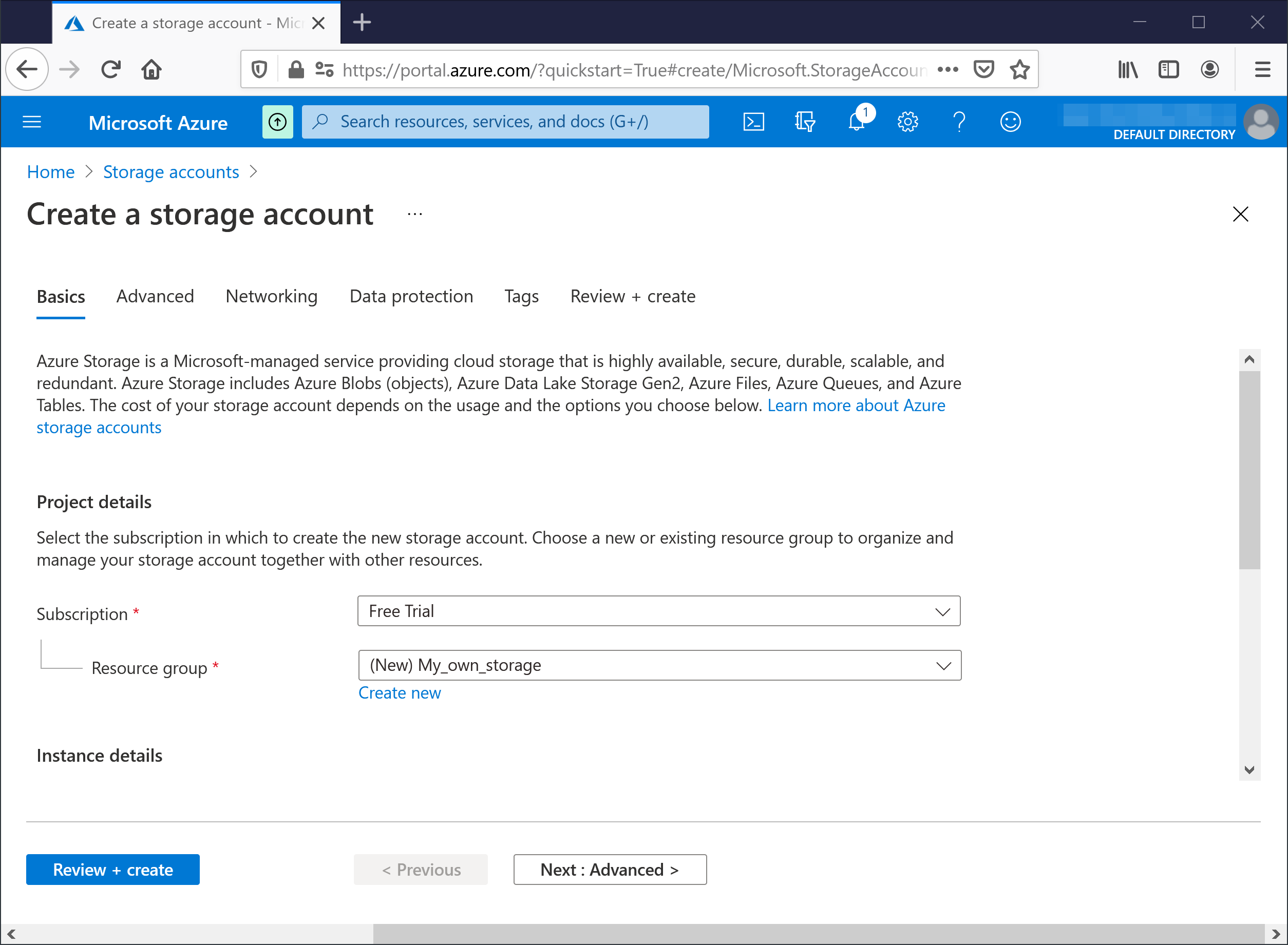 create a storage account to back up your GitHub repositories to Azure