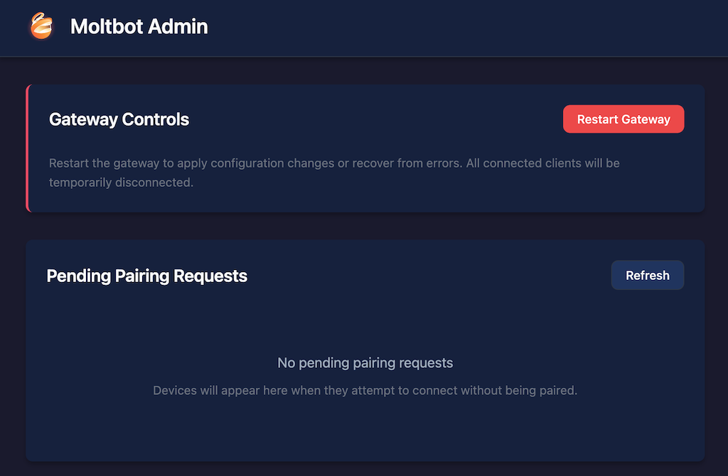 admin ui