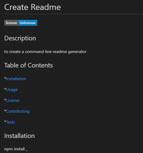 The Completed Readme