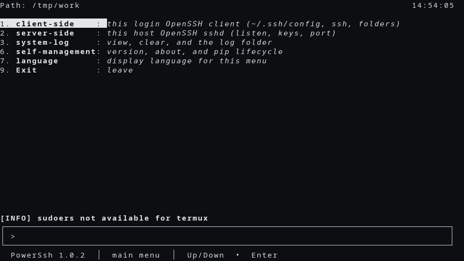 Termux front