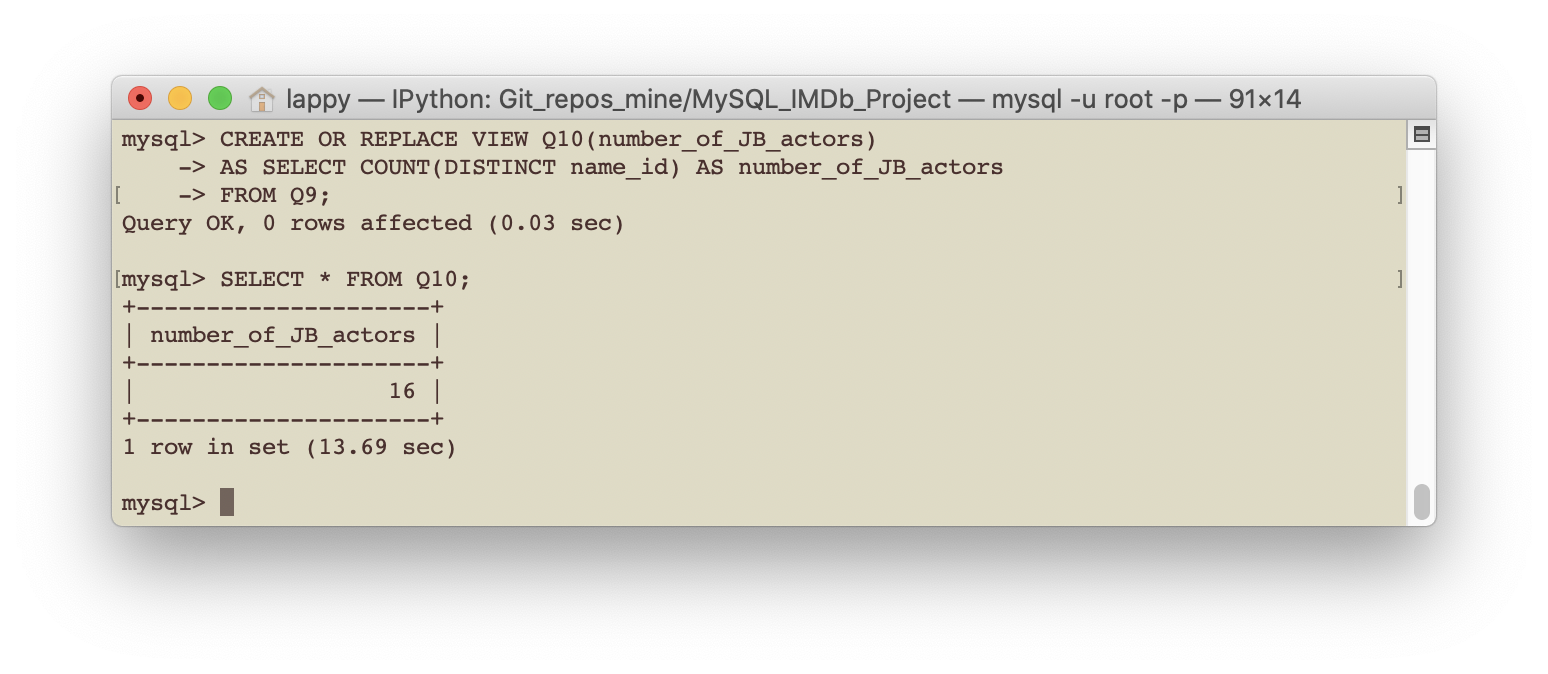 MySQL Query 10.