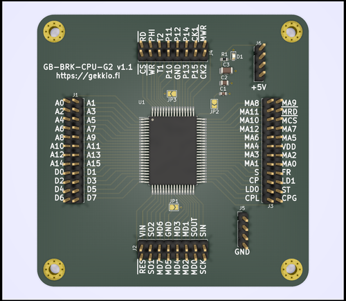 GB-BRK-CPU-G2 v1.1 3D view