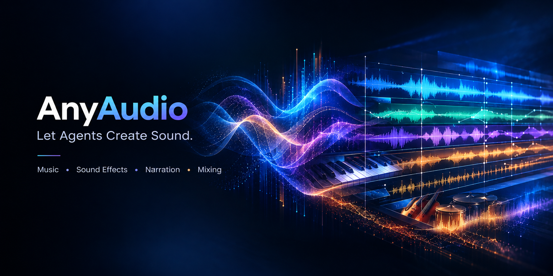 AnyAudio 项目抬头图