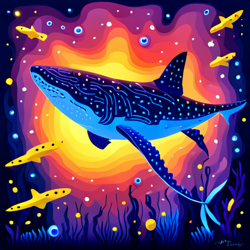 Cosmic Whaleshark generated by Stable Diffusion