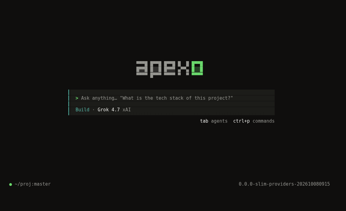 Apexo terminal UI