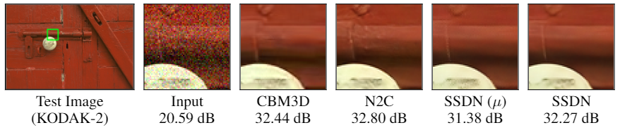 Denoising comparison