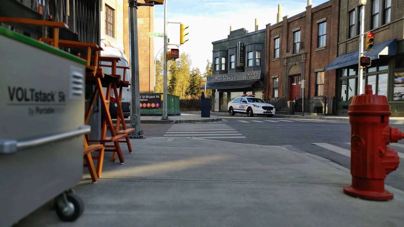 VOLTstack battery power deployed on film set