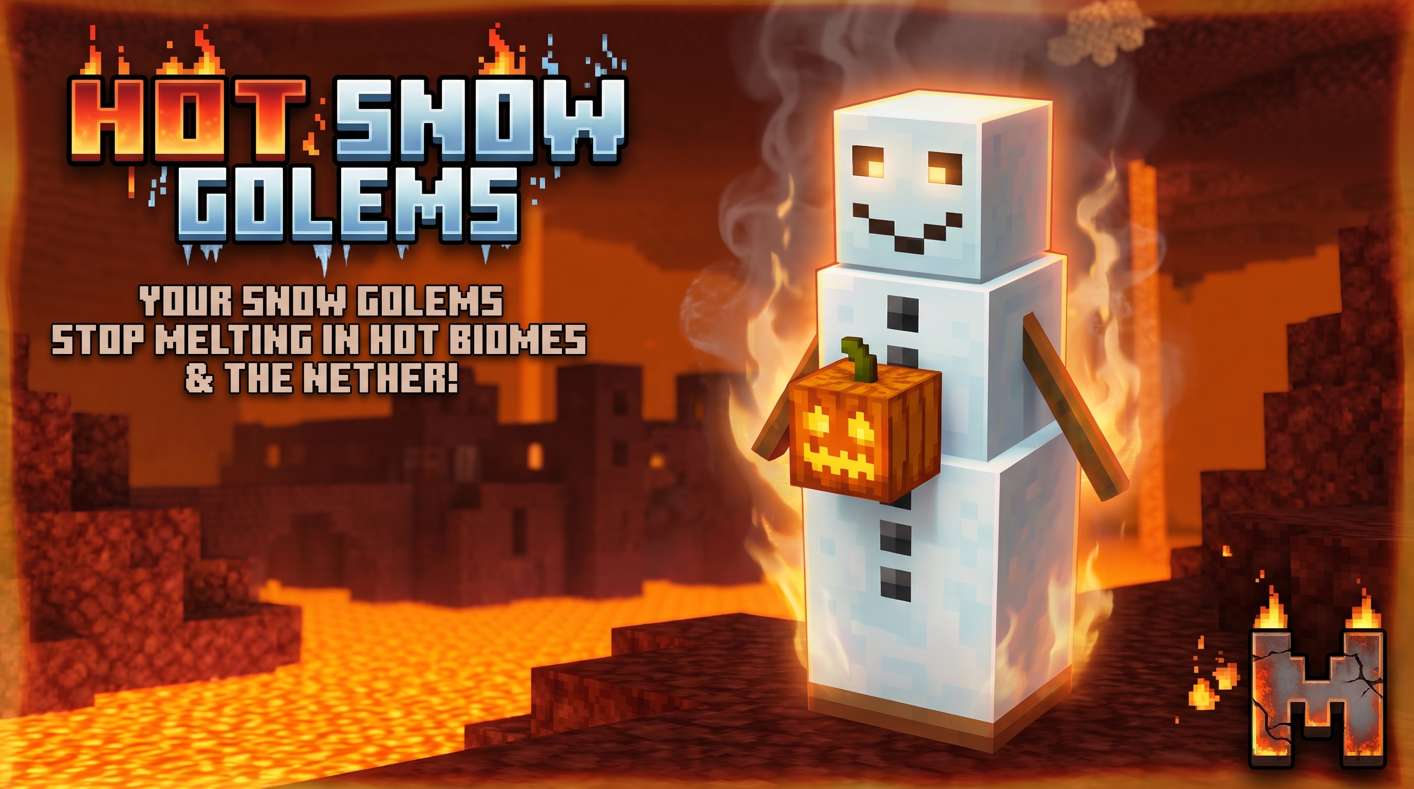 Hot Snow Golems Banner