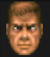 doom head with eyes crossed