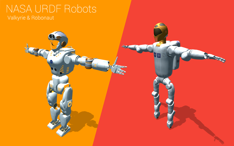 NASA URDF Robots