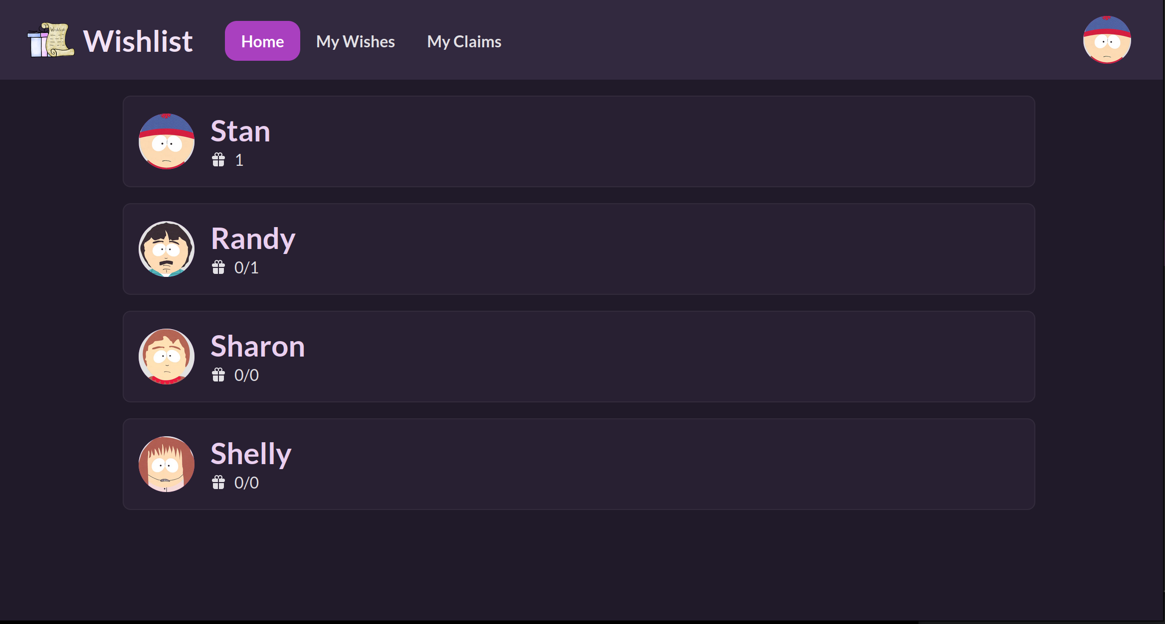 cmintey/wishlist cover