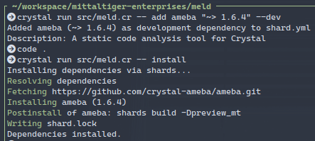meld example working screenshot