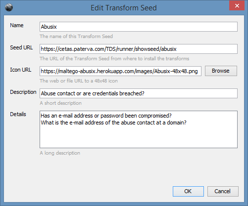 Transform Hub Configuration