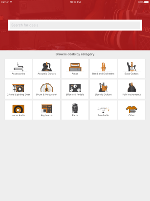 GitHub - georgetrs/dealfinder: React Native + Redux example app (iOS ...