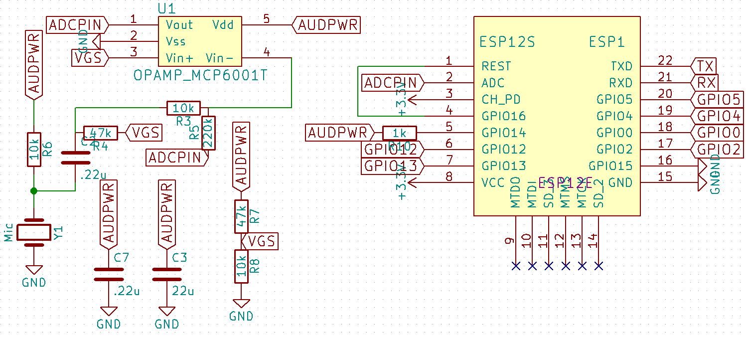 Audio portion of schematic