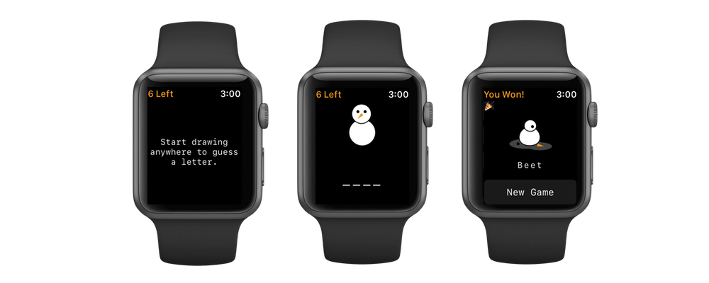 Snowman for Apple Watch