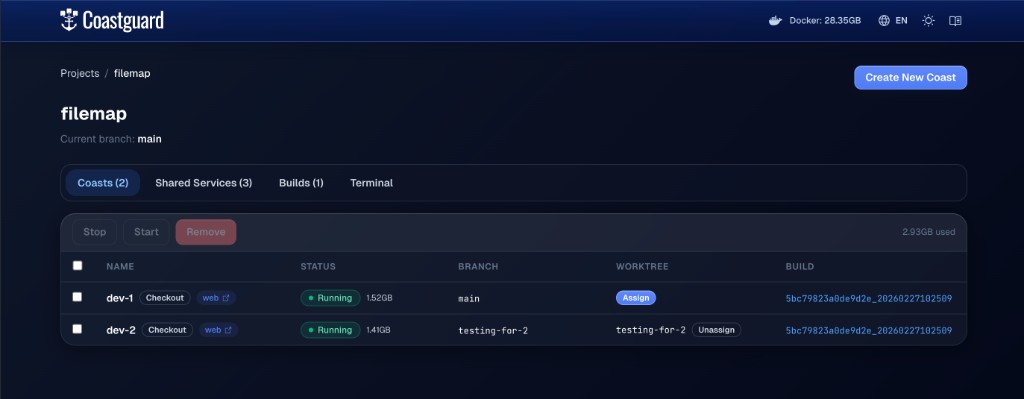 Coastguard project overview