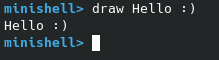 Draw command example