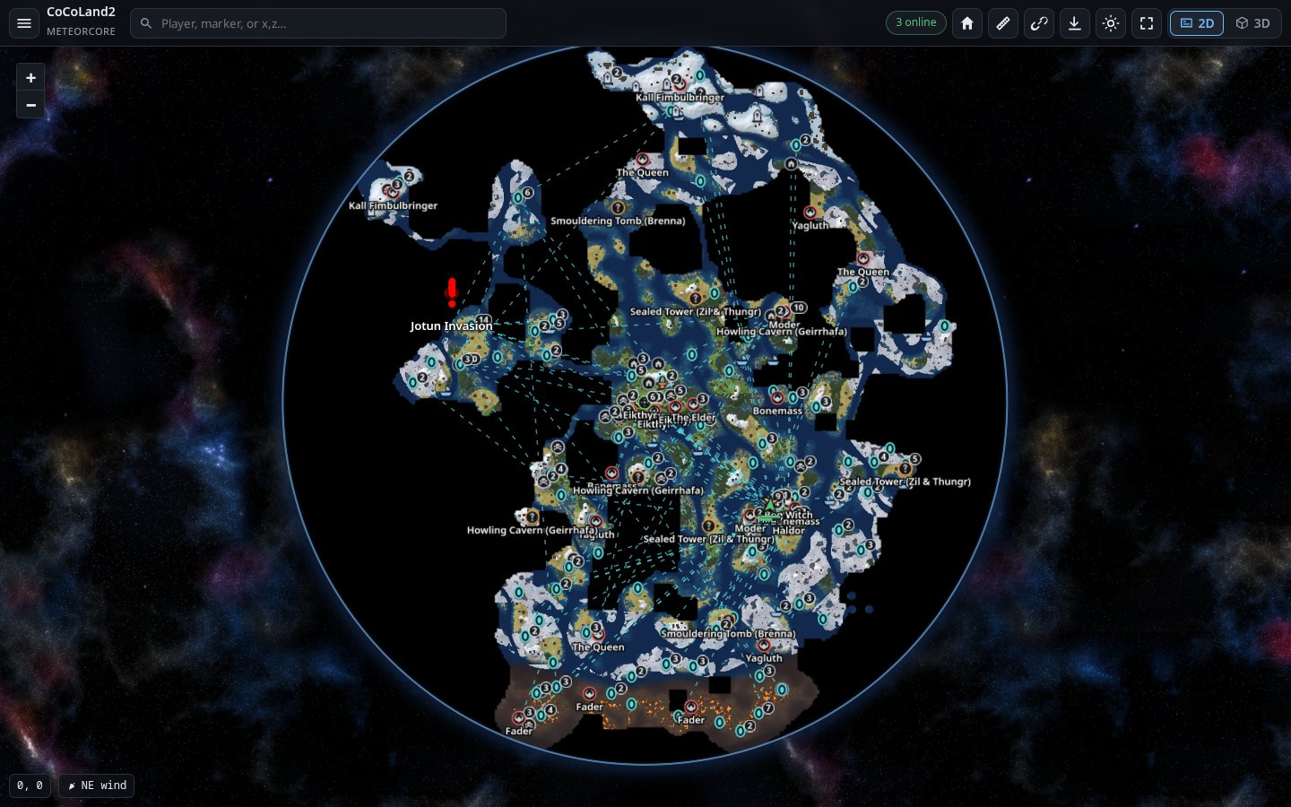 The whole explored world