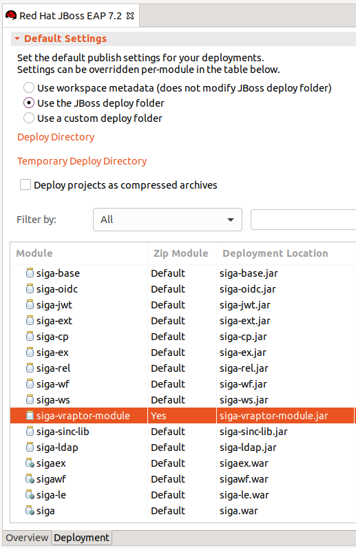 Módulo siga-vraptor-module como ZIP/WAR