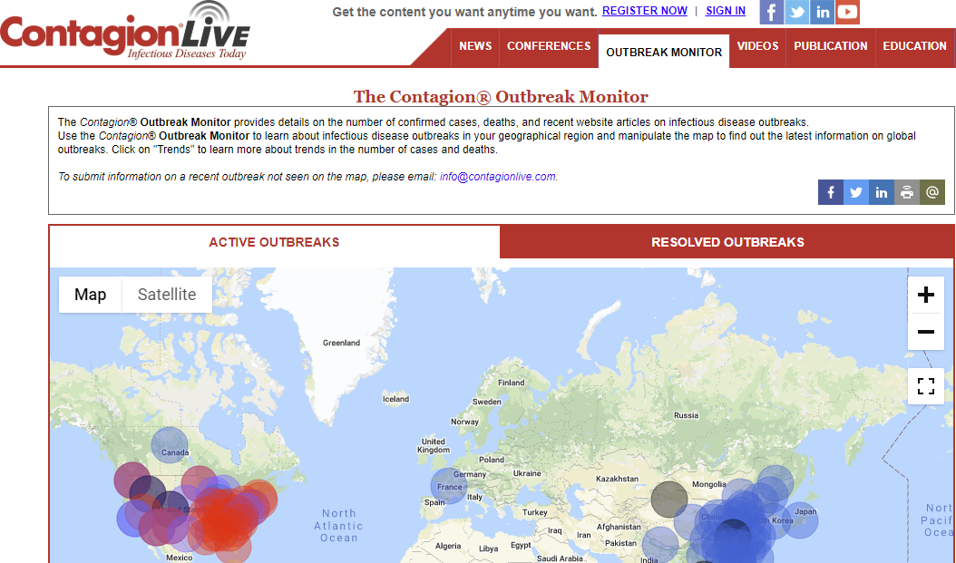 The Contagion® Outbreak Monitor