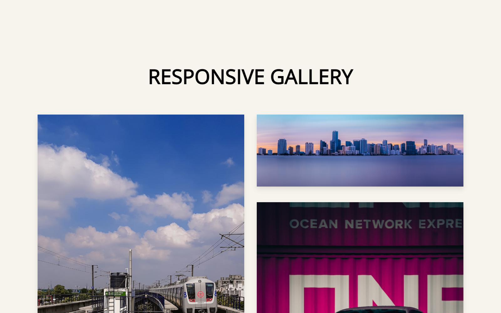 Preview for Responsive Gallery