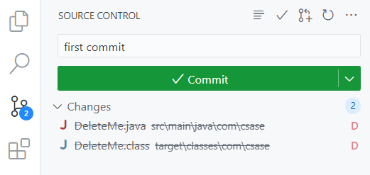 committing code