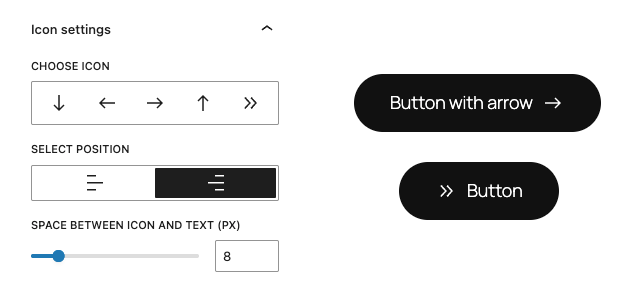 Iconify Button — preview