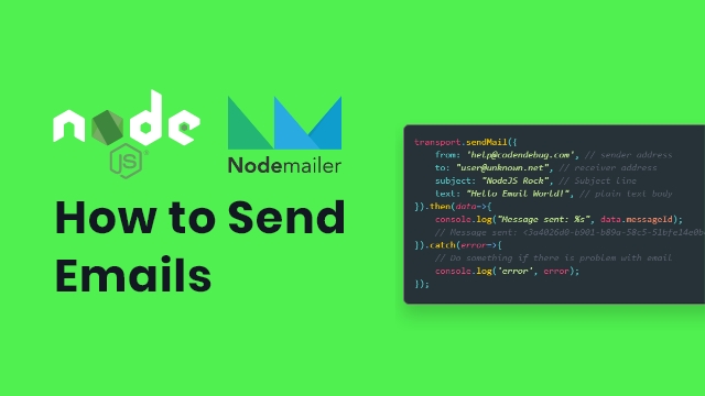 Send email with NodeJS