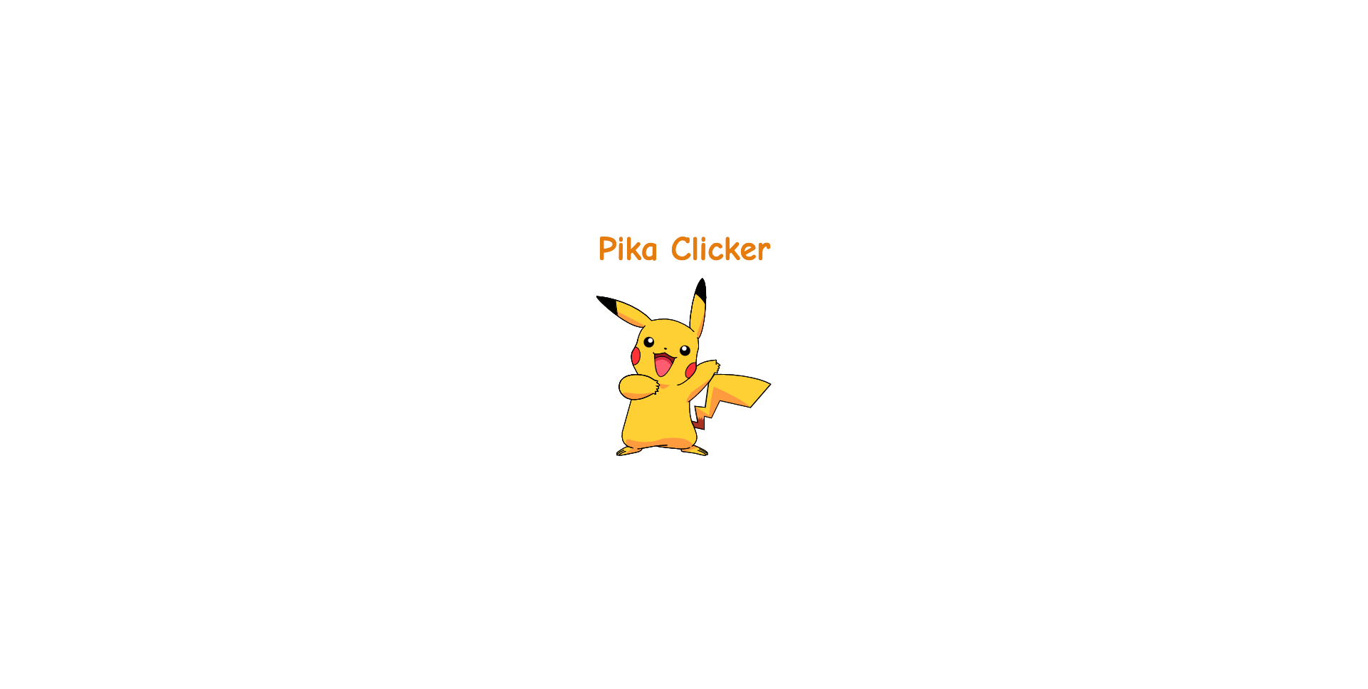 pikachu-clicker