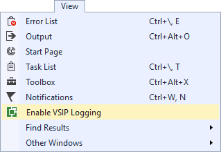 Enable VSIP Logging