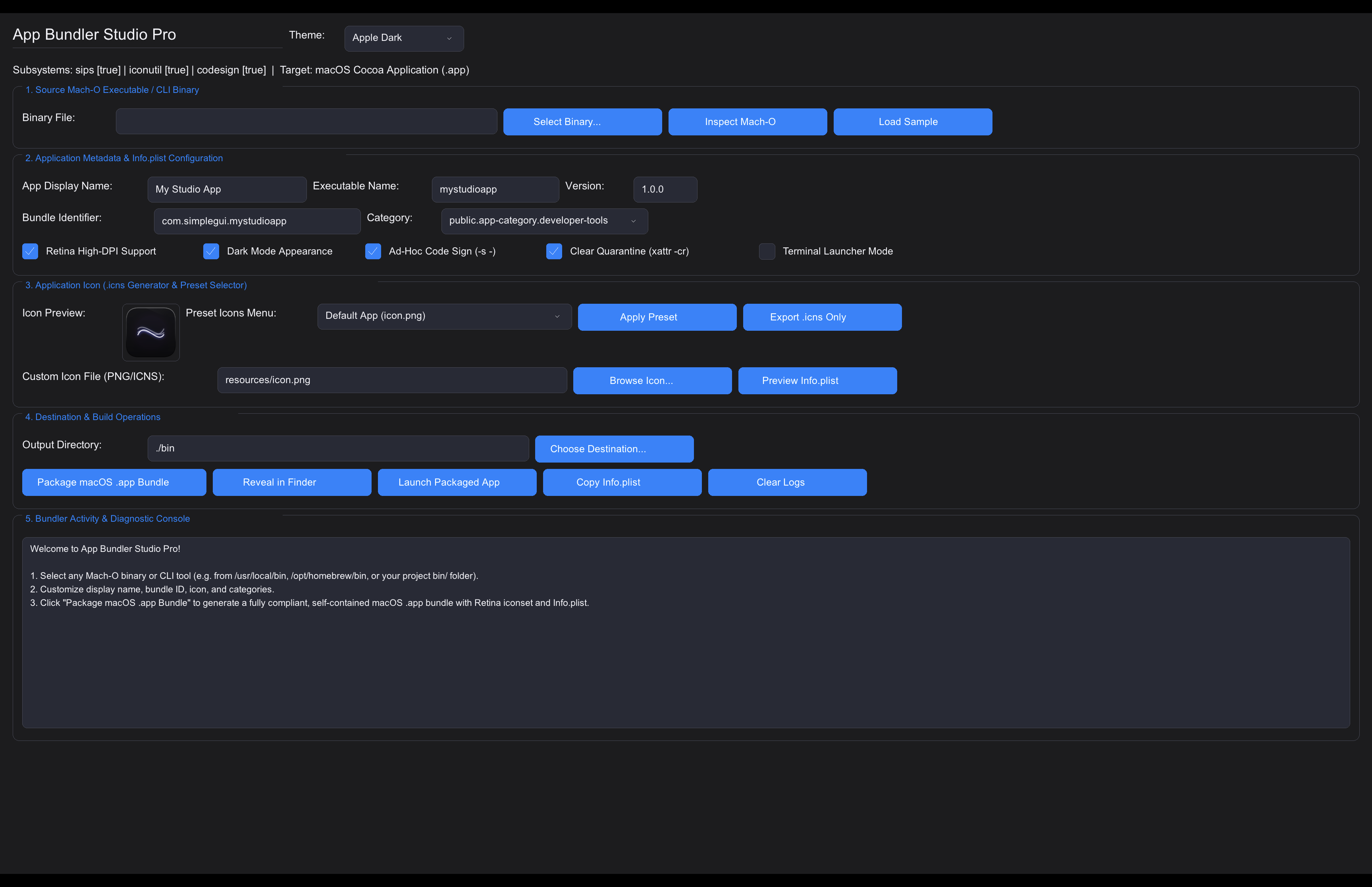 App Bundler Studio Pro