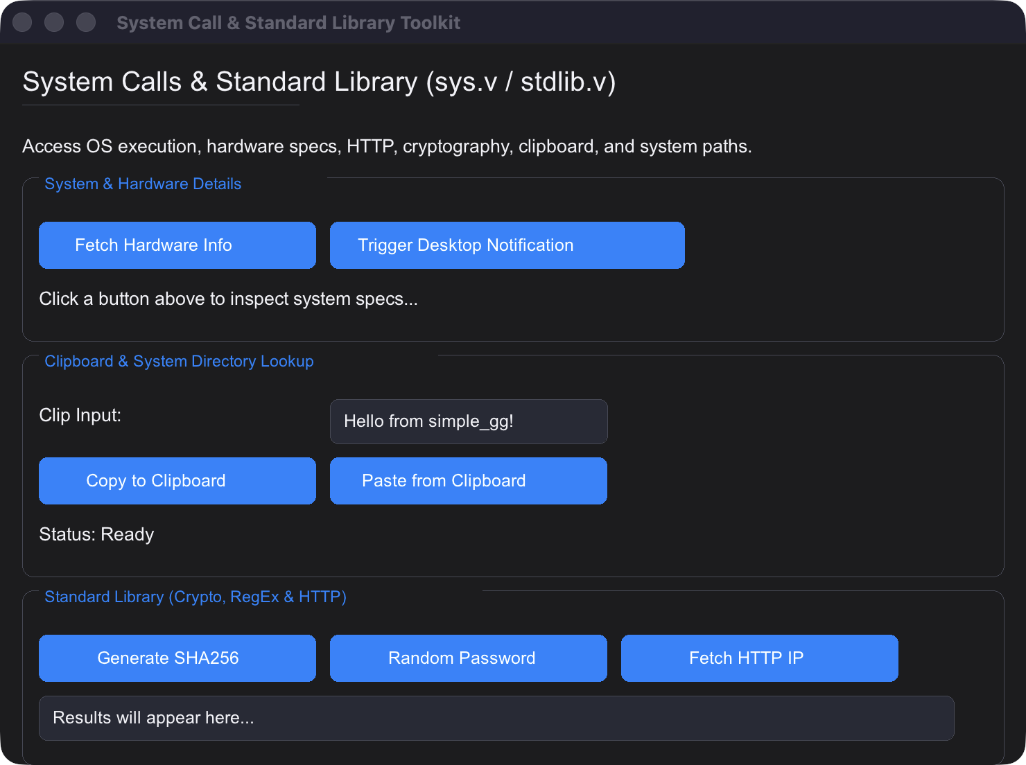 12 - System & Stdlib Toolkit Demo