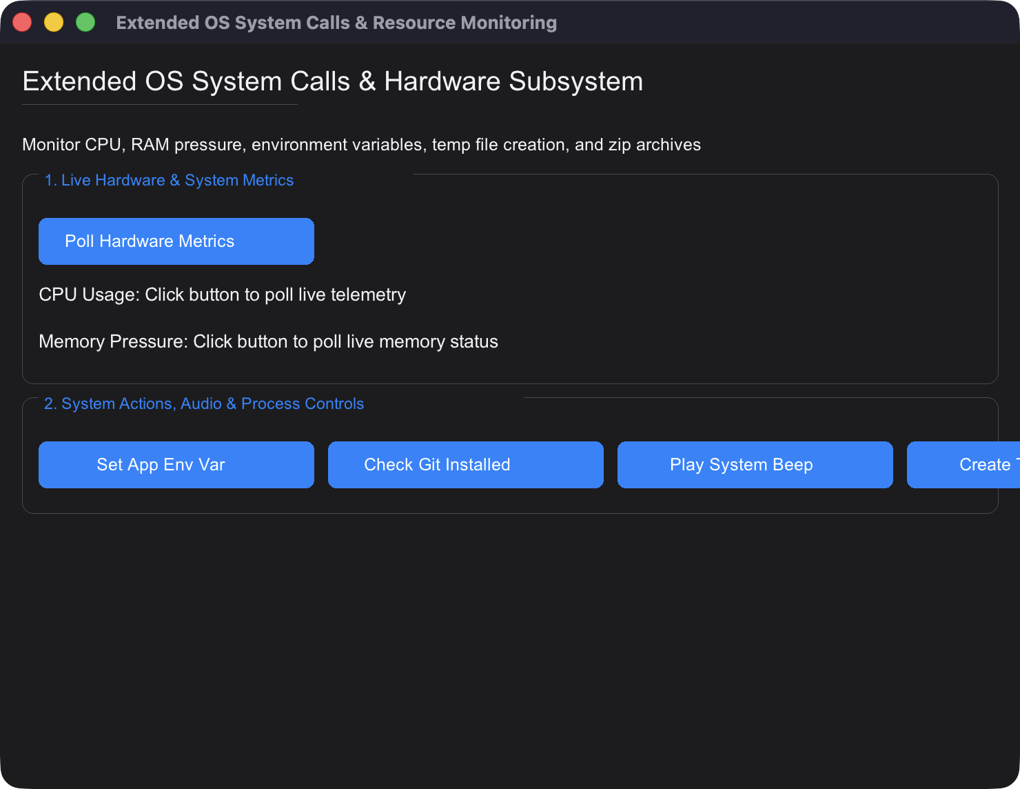 21 - Extended OS System Calls Demo