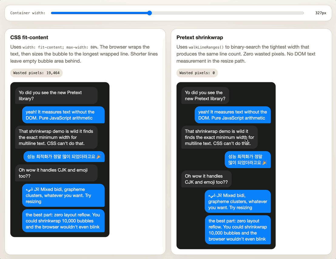Pretext Examples Codédex | Create a Scrollable Text Wrap Effect with Pretext