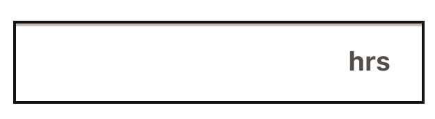 image of number input with postfix message