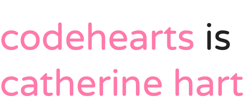 codehearts is catherine hart