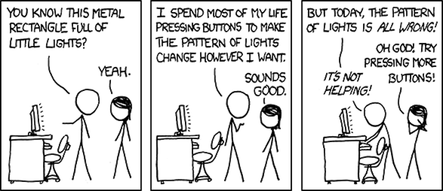 Computer Problems. XKCD.