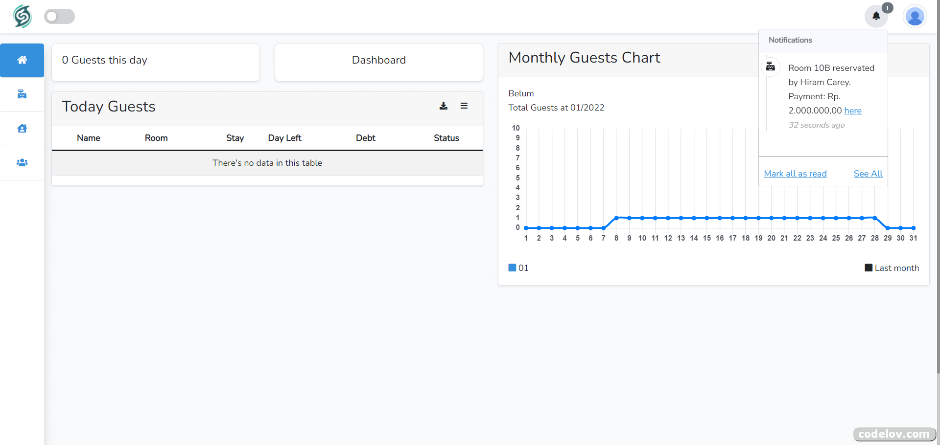 Open Source Hotel App with Laravel