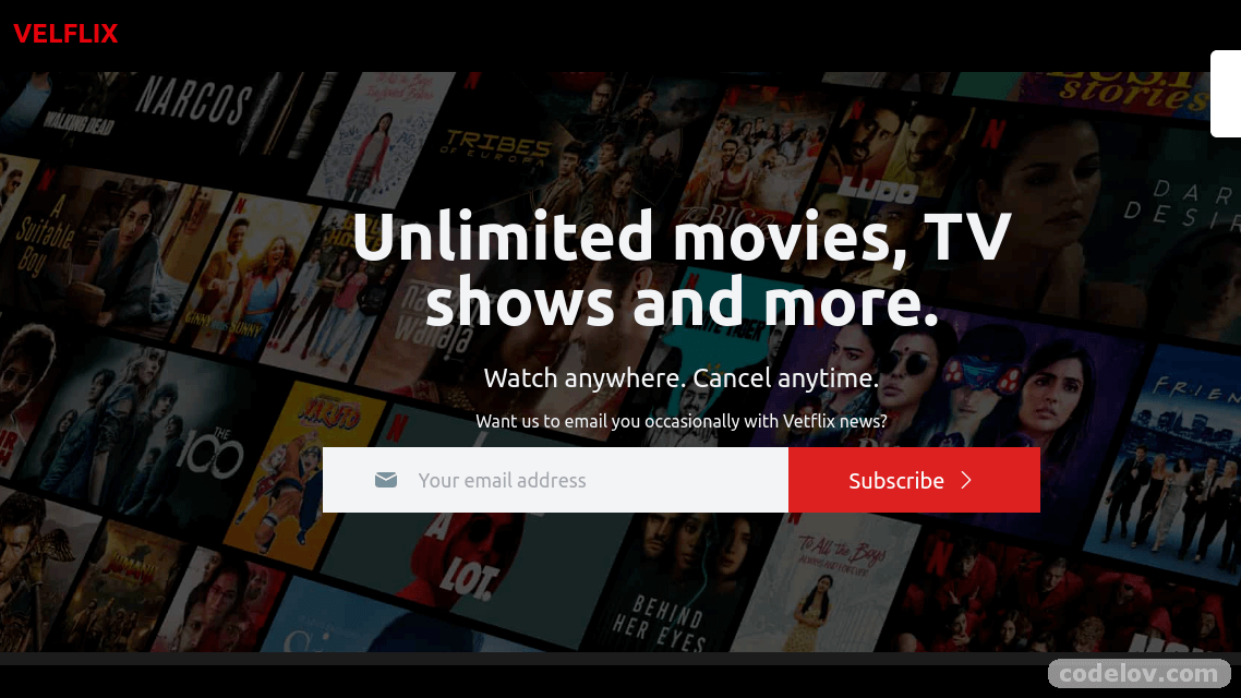 Full Stack Netflix Clone with Laravel