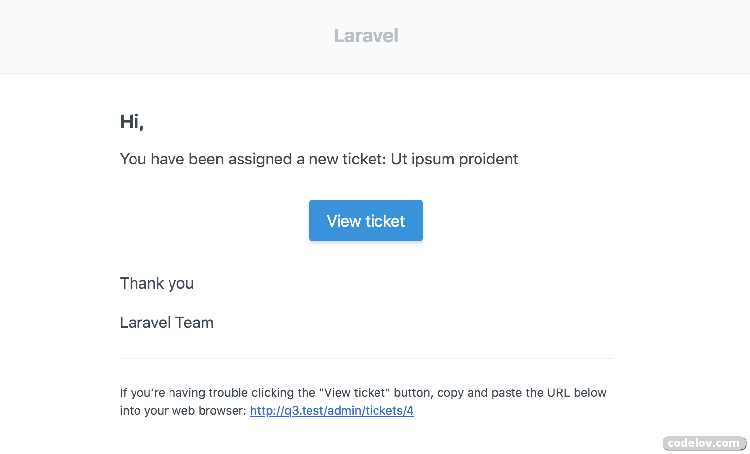 Laravel Support Tickets 06