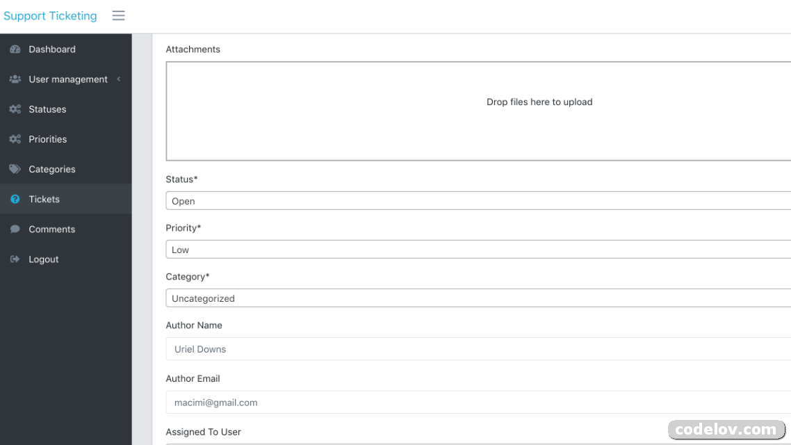 Build Support Ticketing with Laravel