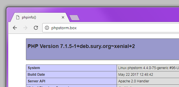 vagrant-phpstorm-box