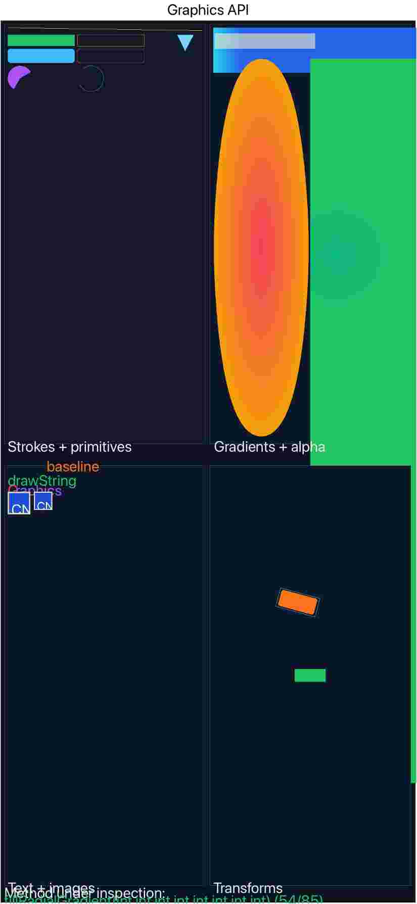 Graphics.fillRectRadialGradient_int_int_int_int_int_int_float_float_float_