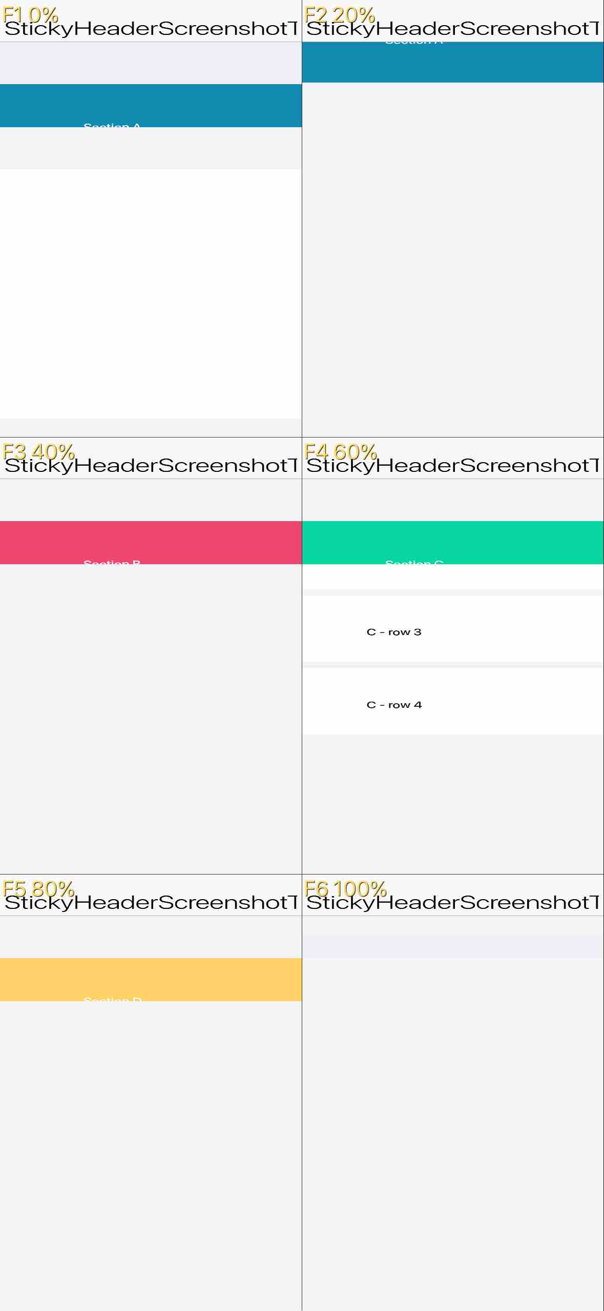 StickyHeaderScreenshotTest