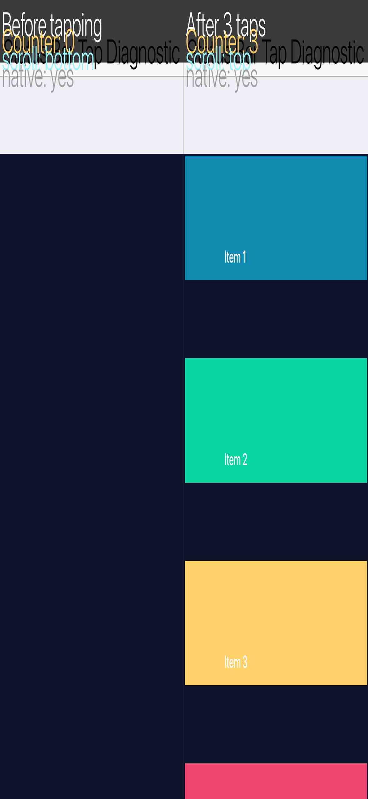 StatusBarTapDiagnosticScreenshotTest